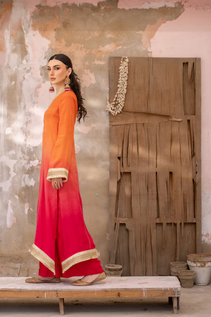 3-Piece Manizeh Cotton Silk & Chiffon Set