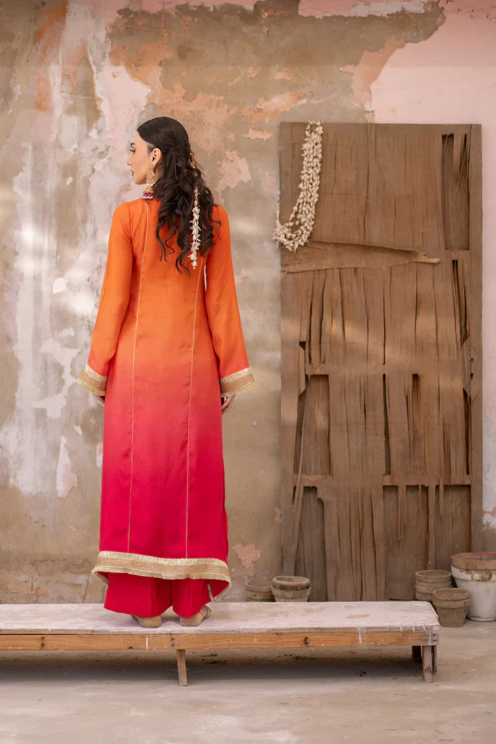 3-Piece Manizeh Cotton Silk & Chiffon Set
