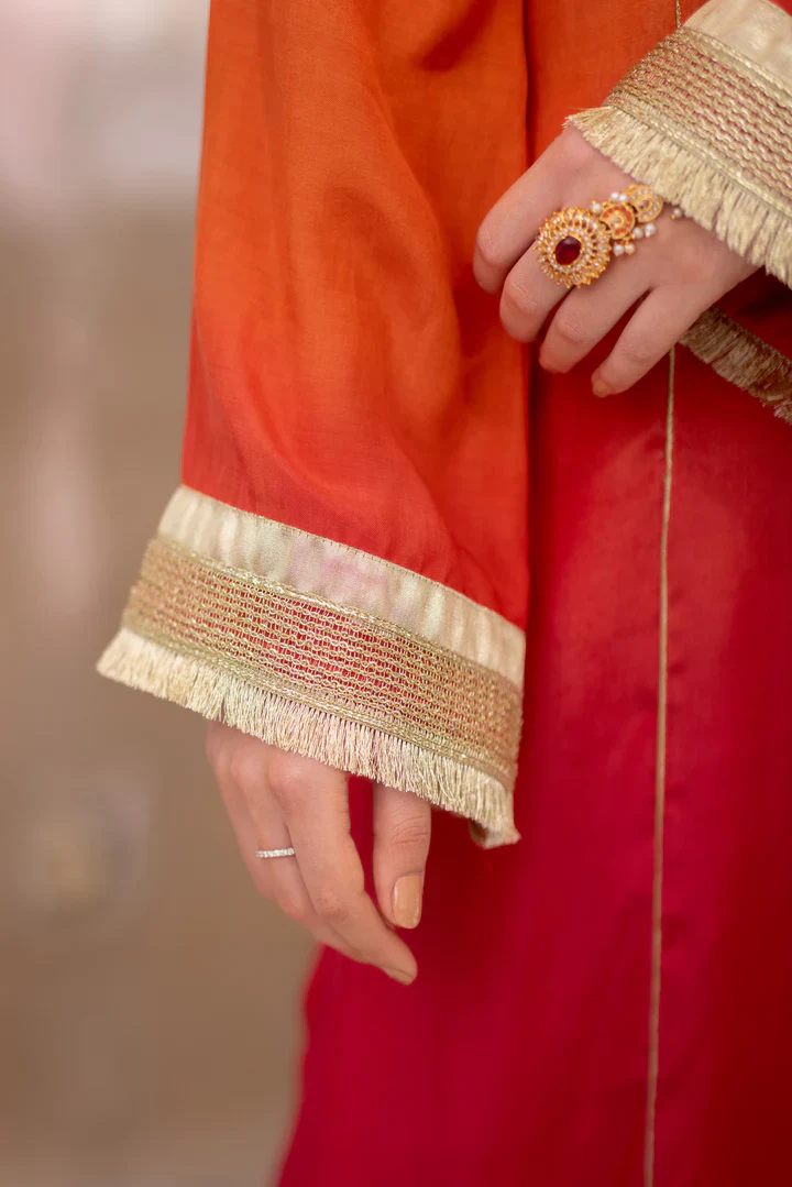 3-Piece Manizeh Cotton Silk & Chiffon Set