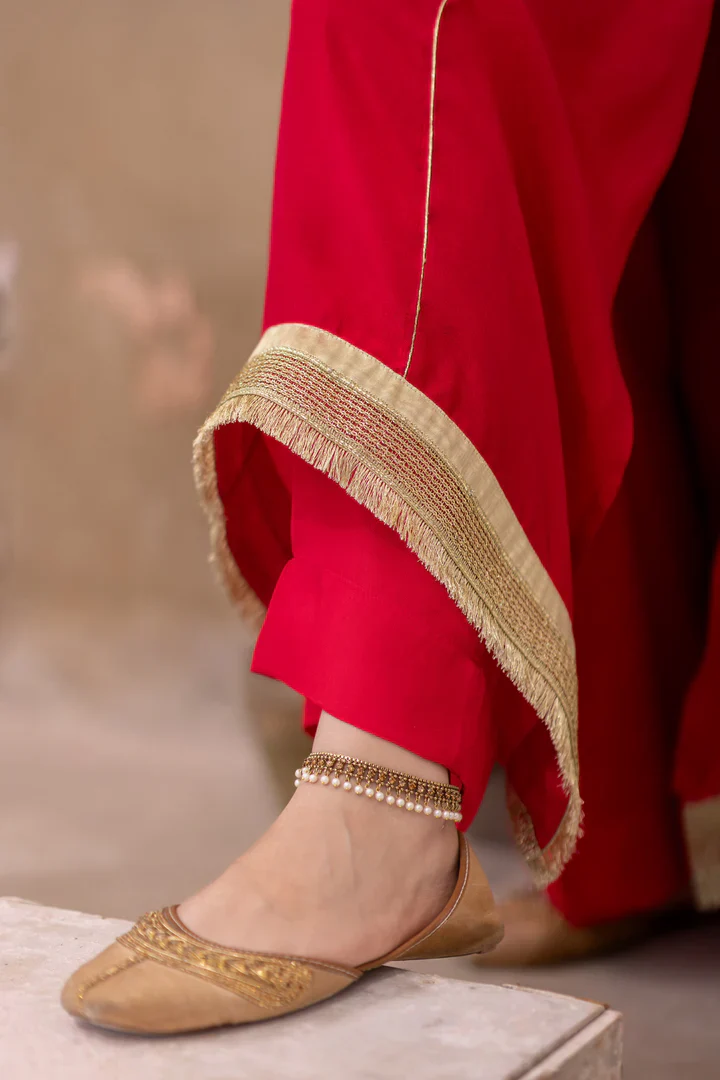 3-Piece Manizeh Cotton Silk & Chiffon Set