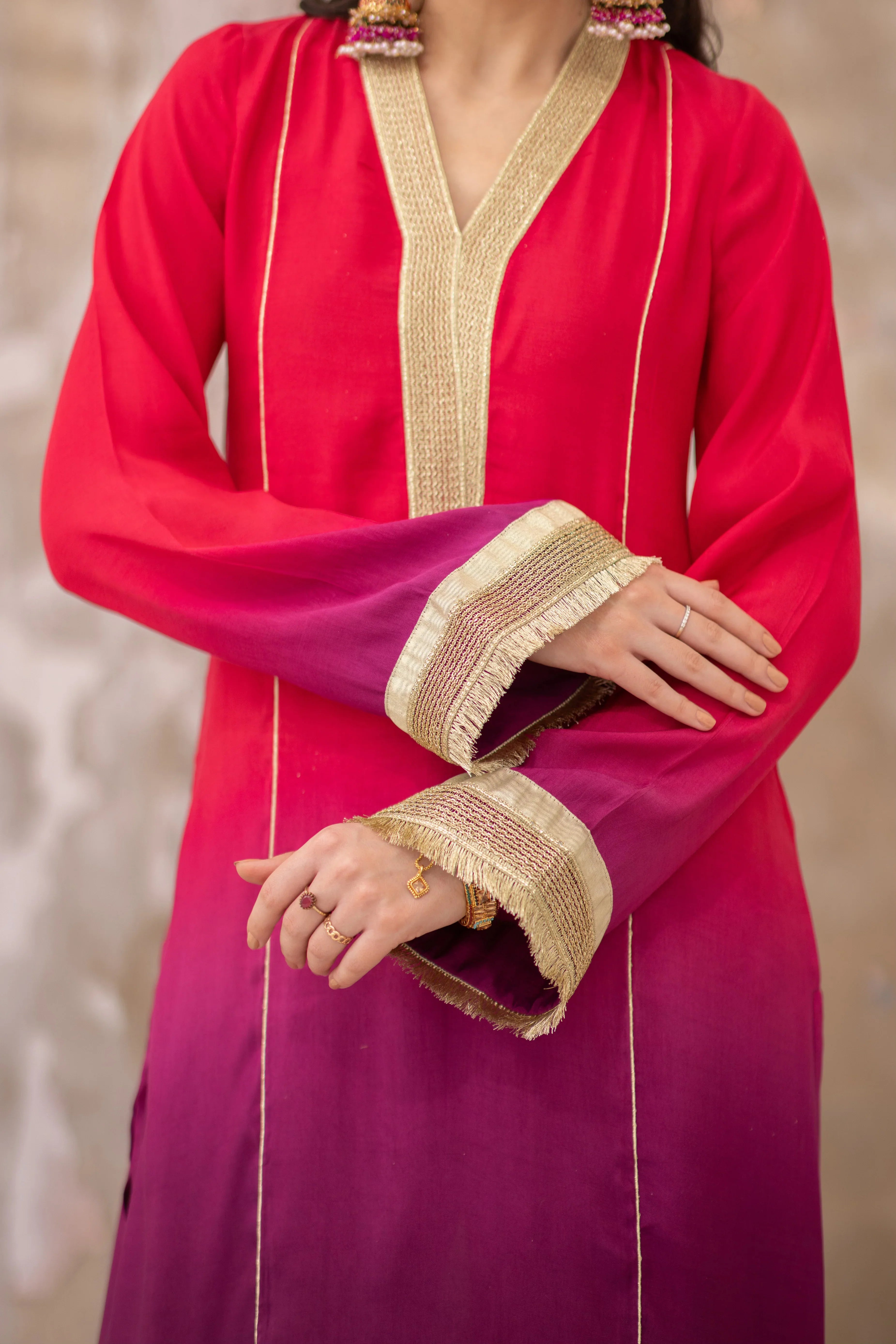 3-Piece The Alizeh Hot Pink Set